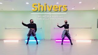 에드 시런Ed Sheeran SHIVERS Feat Jessi SUNMI다이어트댄스팝몸풀이시니주리창작거울모드 [upl. by Tdnerb587]