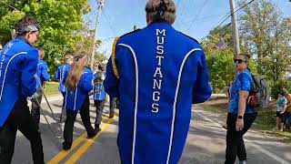 Grand Valley High School Marching Band  1062024 Huntsburg Pumpkin Festival Parade  Tuba POV [upl. by Lachman170]