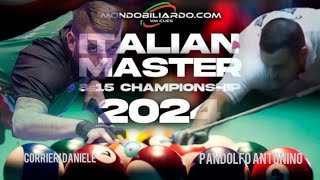 PANDOLFO ANTONINO VS CORRIERI DANIELE ITM BILLIARD TV [upl. by Gorton733]