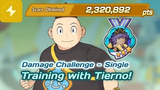 Training with Tierno 2320892 points  Pokémon Masters EX [upl. by Tracee]