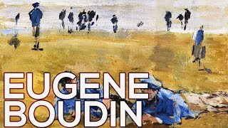 Eugene Boudin A collection of 1163 works HD [upl. by Enerod236]