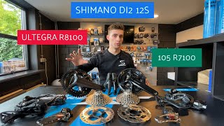 Review Shimano DI2 105 R7100 VS ULTEGRA R8100 Is het verschil echt zo groot amp wat is de beste keus [upl. by Enahsal]