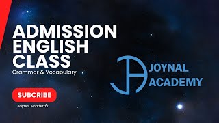 Admission English Class 3 [upl. by Teragramyram]