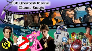 Top 50 Greatest Movie Theme Songs [upl. by Christie]