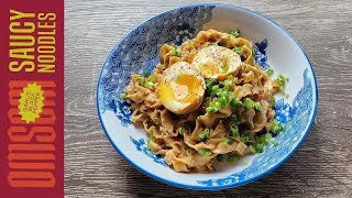 Omsom Saucy Noodles Garlic Black Pepper – USA — Instant Noodle Recipe Time — EP 2015 [upl. by Koetke]