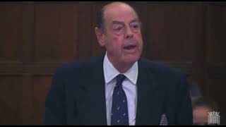 The Rt Hon Sir Nicholas Soames MPs speech on the humanitarian situation in Gaza 2018 [upl. by Rolando]