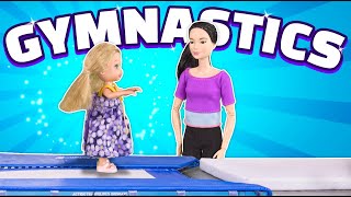 Barbie  Gymnastics for the Twins  Ep124 [upl. by Drucie597]