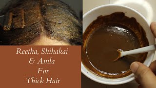 Amla Reetha amp Shikakai Hair Growth Remedy I How to Make Herbal Shampoo at Home I Alps Goodness [upl. by Lietman]