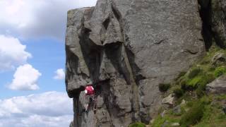 Climbing Maupassant Curbar [upl. by Dong]