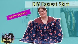 Easiest Skirt Ever  for the complete beginner [upl. by Falo]