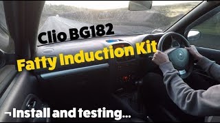 Fatty induction kit install Clio 182 CHEAP [upl. by Brander]