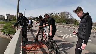 Peche AveuglAimant  dépollution a Angers un vrai carnage [upl. by Haek64]