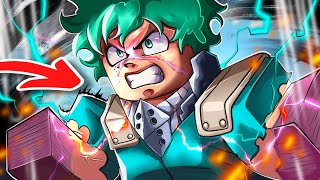 2023 The NEW Roblox My Hero ACADEMIA Game IS HERE MUST SEE One For ALL Showcase [upl. by Avalsorim340]