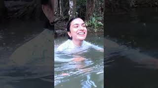 FUN in a SWIMMING hole hindi vanlife [upl. by Ayotak]