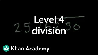 Level 4 division  Multiplication and division  Arithmetic  Khan Academy [upl. by Dloreh]