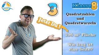 Quadratzahlen und Quadratwurzeln  Klasse 8 ★ Übung 3 [upl. by Ettelrahc421]