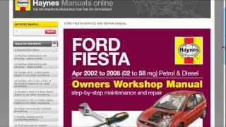 Haynes Manuals Online tutorialmp4 [upl. by Dnalyk]