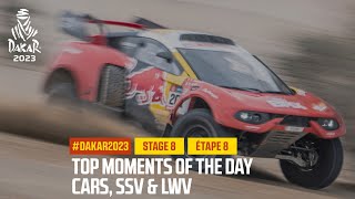 Cars Top moments  Stage 8  Dakar2023 [upl. by Annaiek199]