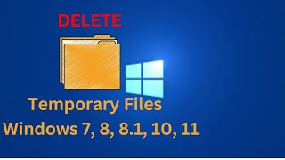 How to delete temporary files in windows 10 [upl. by Dorthy777]