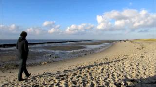 November Strandleben an der Knock Emden Ostfriesland Beachlife East Frisia Germany [upl. by Maillliw]