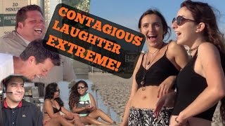 CONTAGIOUS LAUGHING EXTREME  LOUD LAUGHTER IN PUBLIC  Feel Good Video  Jack Vale [upl. by Leitnahs]