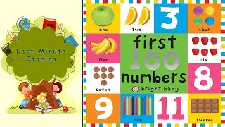 quotFirst 100 numbers board bookquot  Childrens books read aloud in English Learn numbers and words [upl. by Hairas]