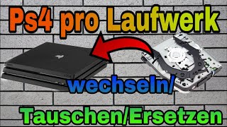 ps4 Pro  Tutorial Laufwerk amp Wärmeleitpaste erneuernersetzenTauschen [upl. by Asirahc]