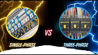 How 3ph amp 1ph is selected difference between 3ph amp 1ph Three phase vs Single phase [upl. by Uyerta641]