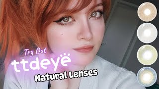 TTDEYE Natural Lenses Try Out ✨️ [upl. by Ettevram]