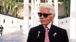 Karl Lagerfeld on the SpringSummer 2013 ReadytoWear Collection – CHANEL Shows [upl. by Annayr]