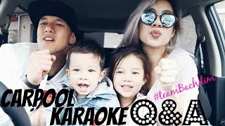 CARPOOL KARAOKE QampA PART I  teamBachdim [upl. by Cleodal]