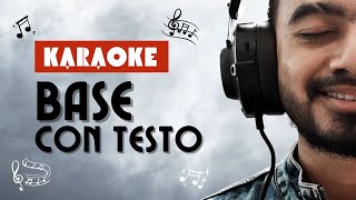 Karaoke con Testo  Mattino  Albano  Base Musicale in MP3 [upl. by Scibert622]