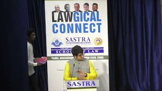 SASTRA UNIVERSITY LAWGICAL CONNECT ON UCC  AUG 5 2023 [upl. by Montfort]