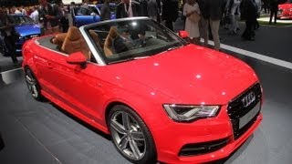 Audi A3 cabriolet au Salon de Francfort 2013 [upl. by Kimmy]