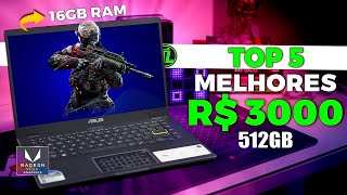 Os Melhores NOTEBOOKS até 3000 Reais BOM e BARATO 2024 [upl. by Suryt]