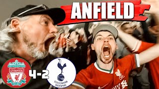 Harvey Elliott Sends Anfield Wild With Wonder Goal  Liverpool 42 Tottenham Reaction [upl. by Acinehs]