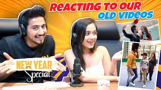 Reacting To Our Old Videos Ft Jannat Zubair  New Year Special  MrFaisu [upl. by Takken]