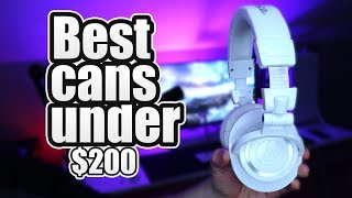 Audio Technica ATHM50x Review White My Favorite Headphones [upl. by Inattyrb]