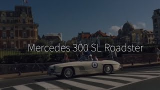 Mercedes 300 SL Roadster in Biarritz [upl. by Ambrose]