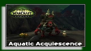 Aquatic Acquiescence Full  Family Familiar Achievement  WoW Legion Pet Battle [upl. by Shanks852]