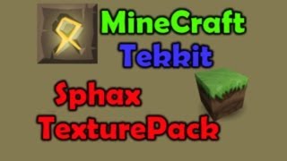 Minecraft Tekkit  How to install Sphax PureBDcraft Texturepack for Tekkit 321 [upl. by Anaihs509]