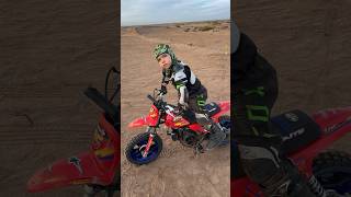 Kickstart Yamaha pw50 fail motocross motovlog dirtbike reels mx fun [upl. by Eerak]