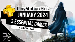 PlayStation Plus Essential January 2024 Monthly Games  PS Plus January 2024 [upl. by Hoffarth825]