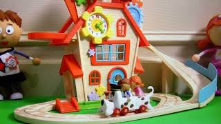 Tickety Toc Clockhouse Track Playset Tommy Tallulah Pufferty Unboxing Review by toyCollector [upl. by Anuahsal]