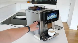 Siemens EQ900 Kaffeevollautomat – Cappuccino und Milchspezialitäten auf Knopfdruck [upl. by Horter]