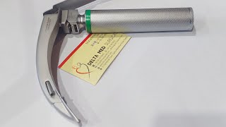 McCoy Laryngoscope Blade From Delta Med Surgical [upl. by Diamante223]