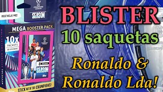 MEGA BOOSTER PACK Saquetas Cromos Champions League 202324 [upl. by Aleirbag]