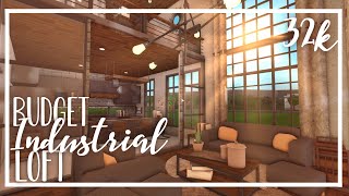 Budget Industrial Loft 32k Bloxburg Speedbuild [upl. by Wittie]