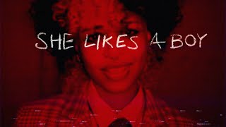 Nxdia  She Likes A Boy Official Lyrics video [upl. by Blanch153]