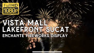 Vista Mall Lakefront Sucat Enchante Fireworks Display 12302023 [upl. by Behl]